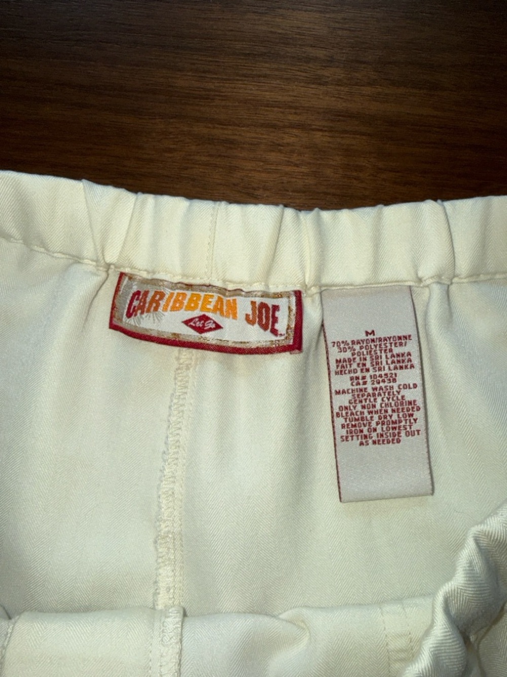 Caribbean Joe drawstring crop size M - Picture 6 of 6
